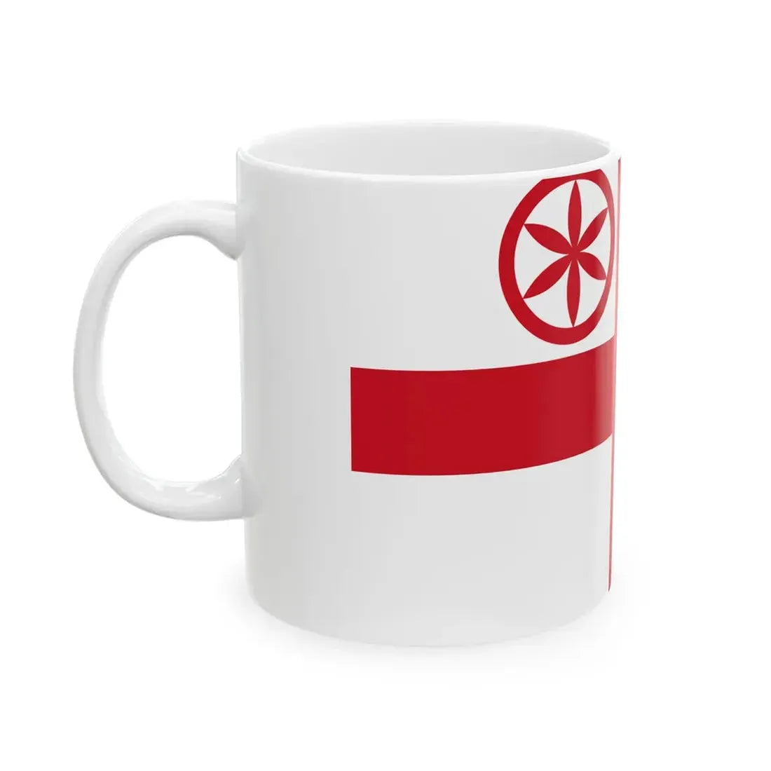 Old flag of Padania (Italy) White Coffee Mug - Go Mug Yourself