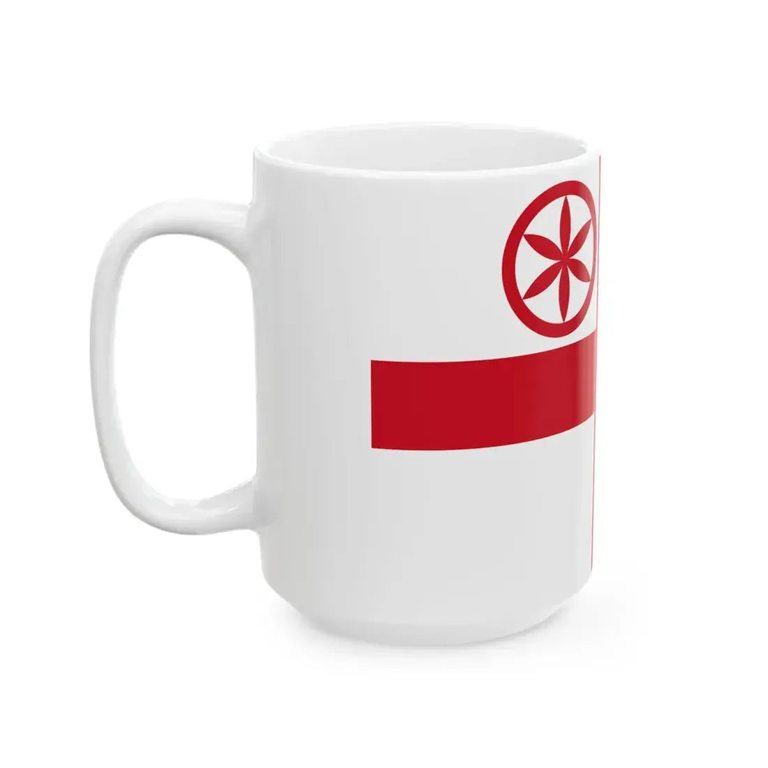 Old flag of Padania (Italy) White Coffee Mug - Go Mug Yourself