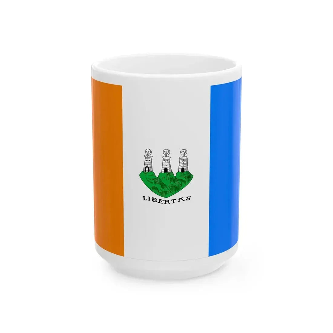 Old Flag of San Marino 3 (San Marino) White Coffee Mug 15oz - Go Mug Yourself