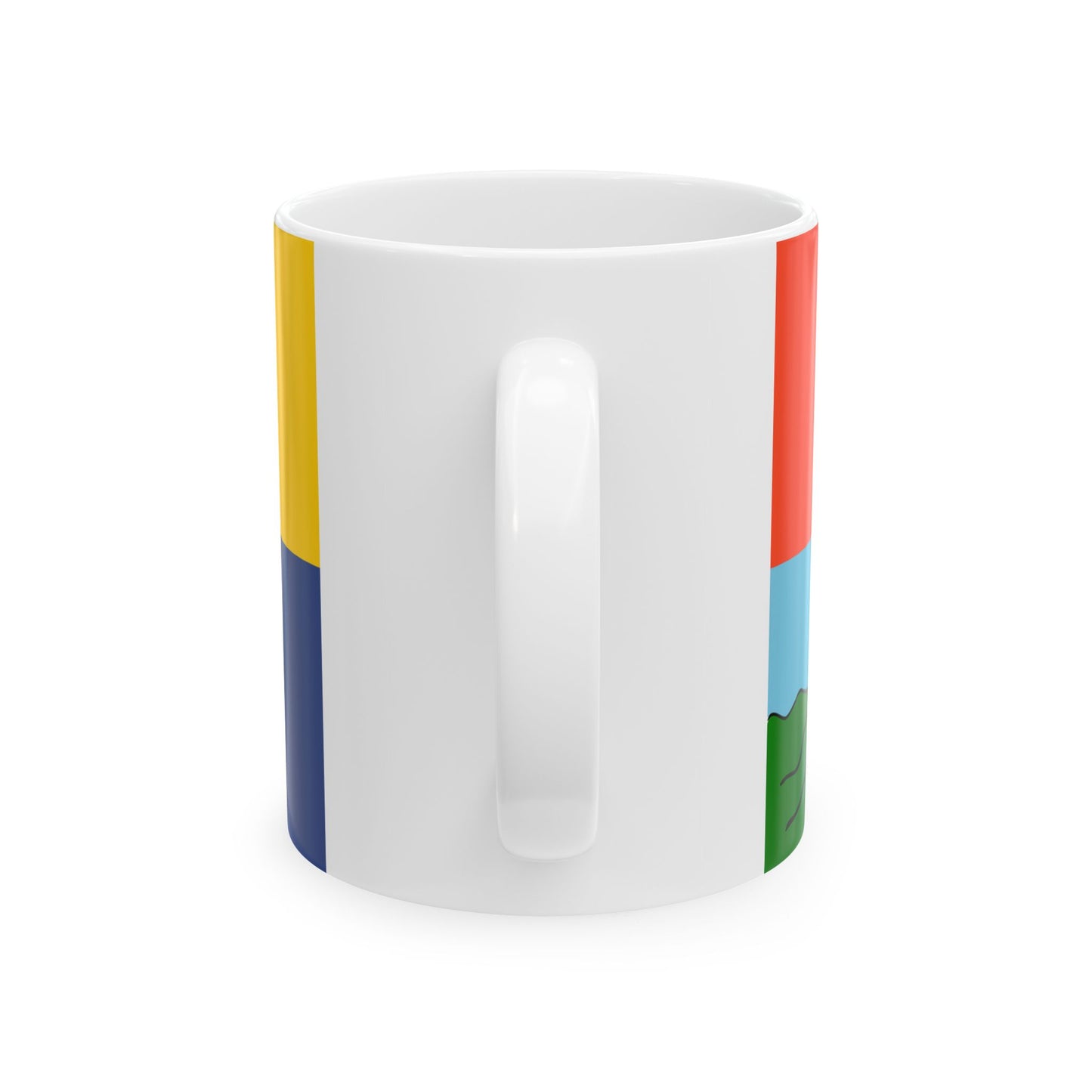 Old Flag of Sofia (Bulgaria) White Coffee Mug-Go Mug Yourself