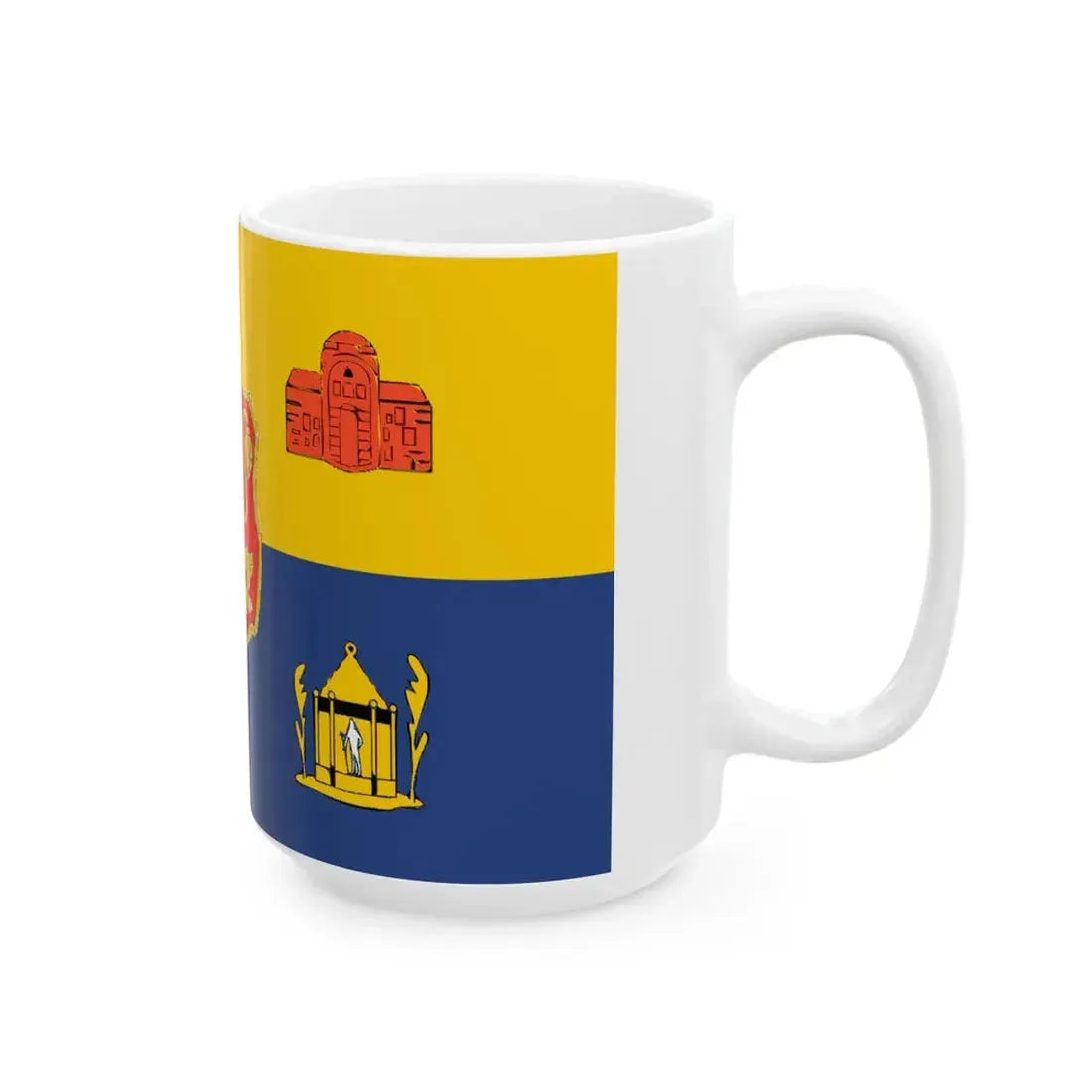 Old Flag of Sofia (Bulgaria) White Coffee Mug - Go Mug Yourself