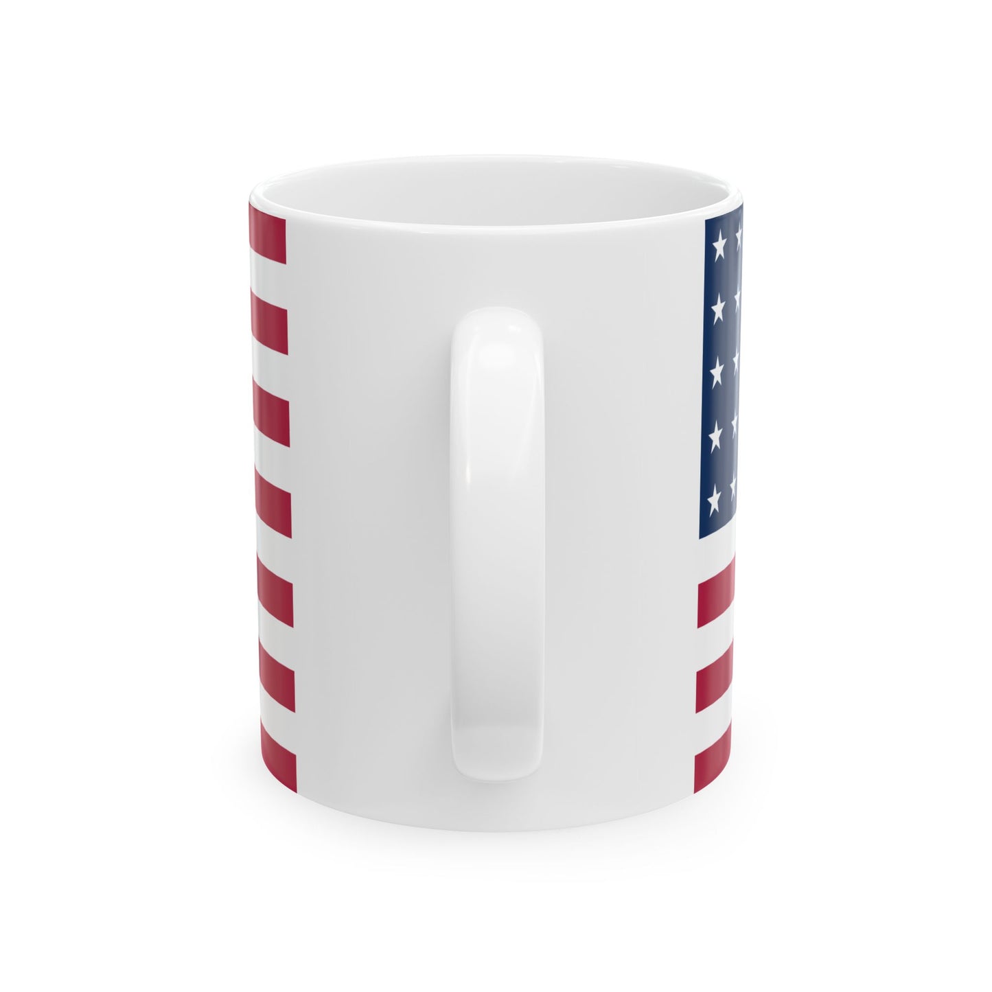 Old Glory (United States) White Coffee Mug-Go Mug Yourself