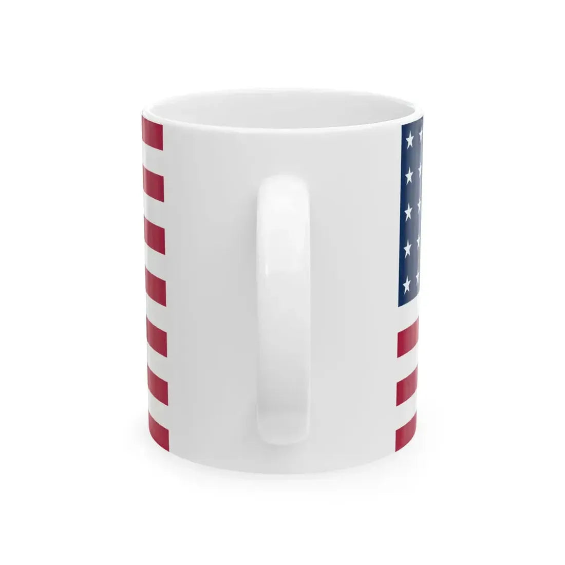 Old Glory (United States) White Coffee Mug - Go Mug Yourself