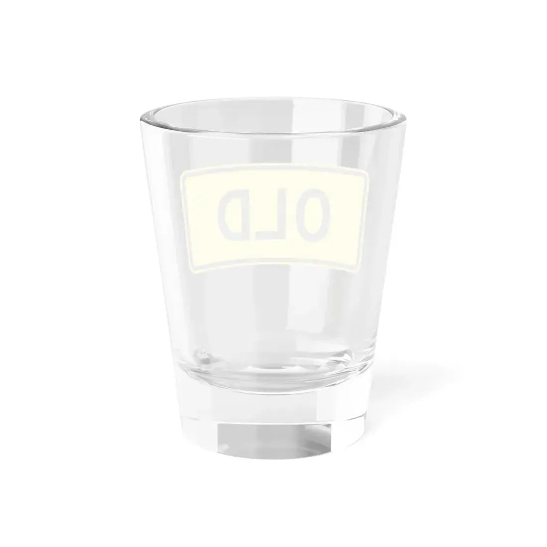 Old plate Wyoming (Wyoming) (Road Sign) Shot Glass 1.5oz - Go Mug Yourself