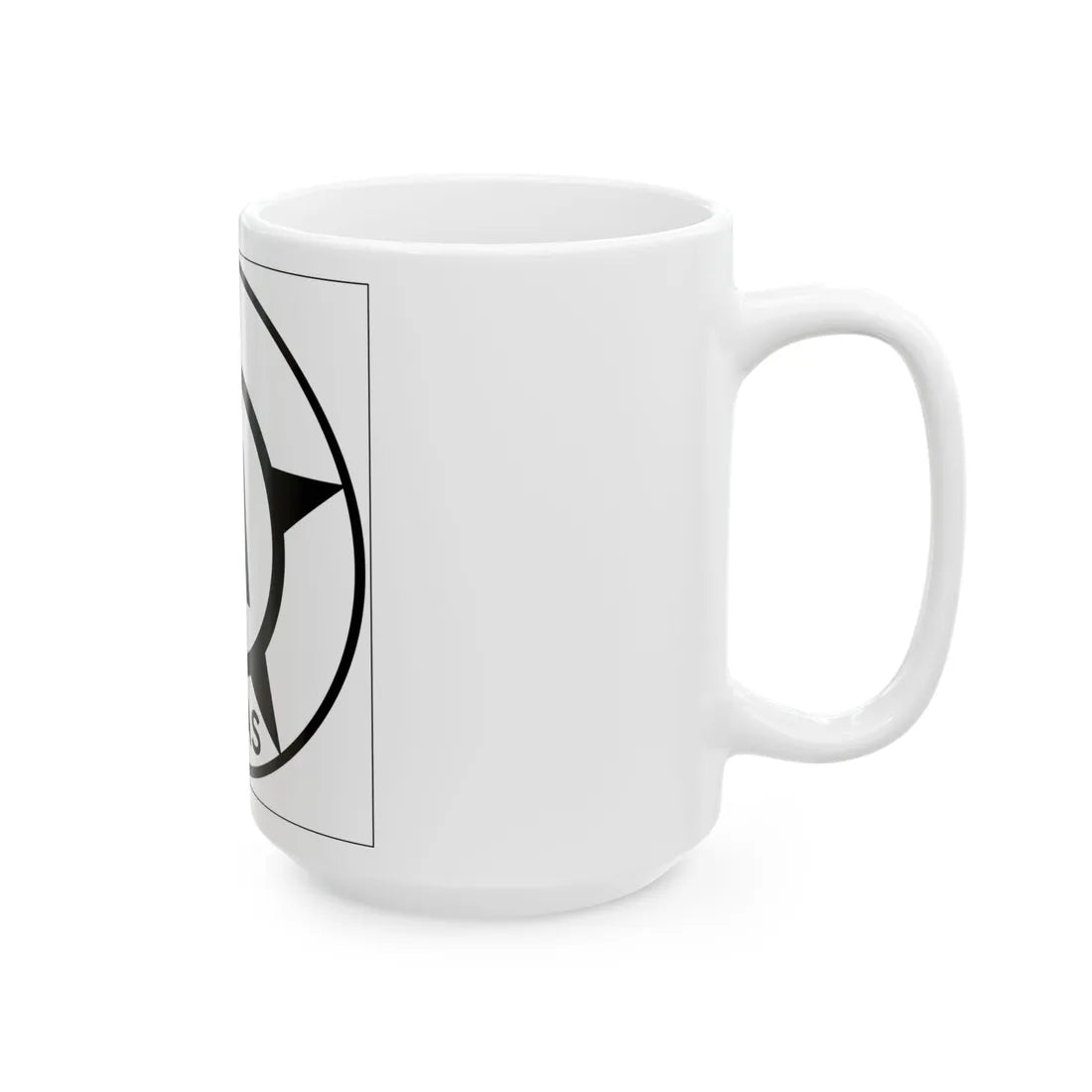 Old Texas 1A (Texas) (Road Sign) White Coffee Mug - Go Mug Yourself