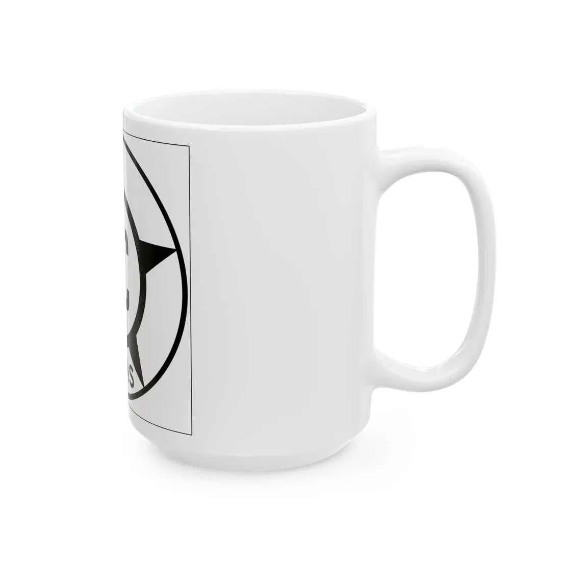 Old Texas 2C (Texas) (Road Sign) White Coffee Mug - Go Mug Yourself