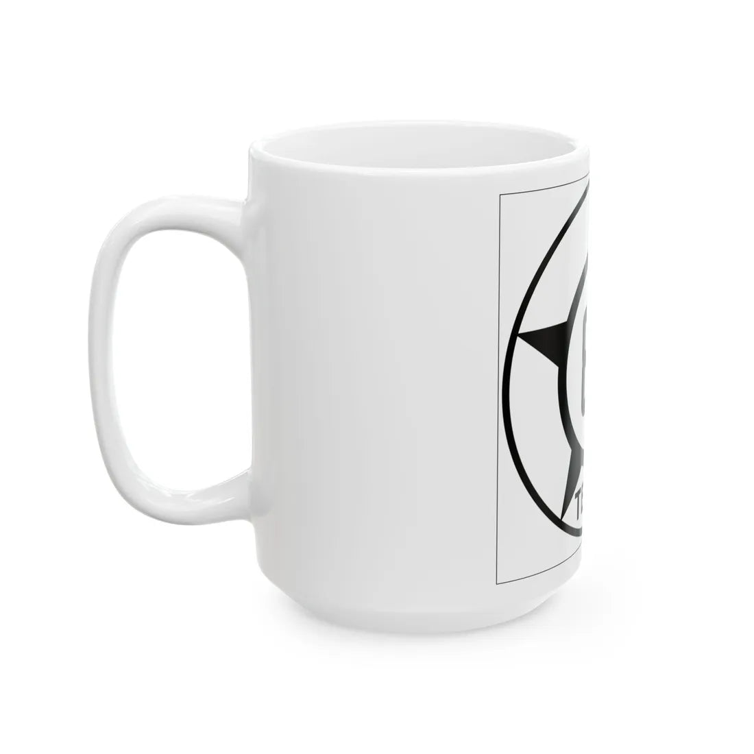 Old Texas 8A (Texas) (Road Sign) White Coffee Mug - Go Mug Yourself