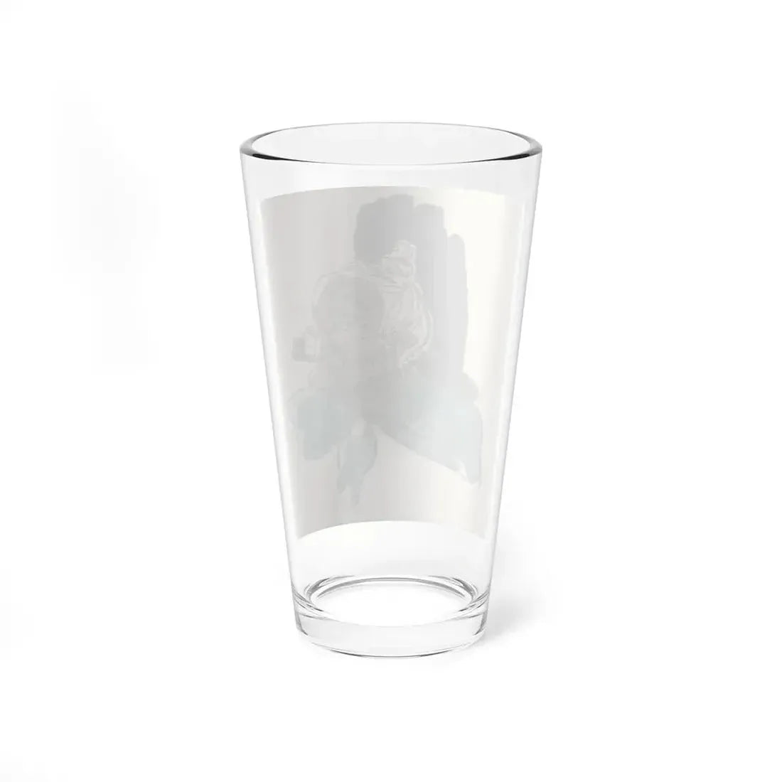 Old Woman with Pipe Illustration (Magazine Illustration) Pint Glass 16oz - Go Mug Yourself