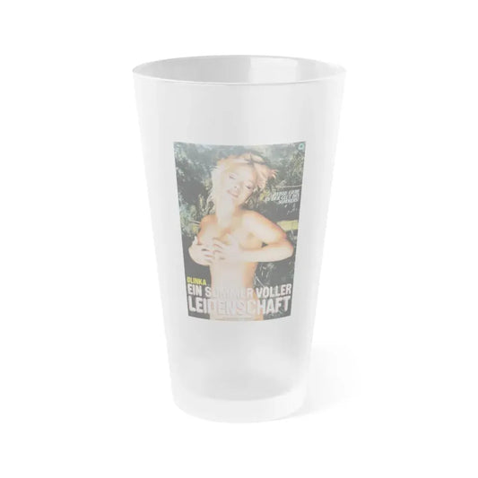 OLINKA EIN SOMMER VOLLER LEIDENSCHAFT 1984 Movie Poster - Frosted Pint Glass 16oz 16oz Frosted - Go Mug Yourself