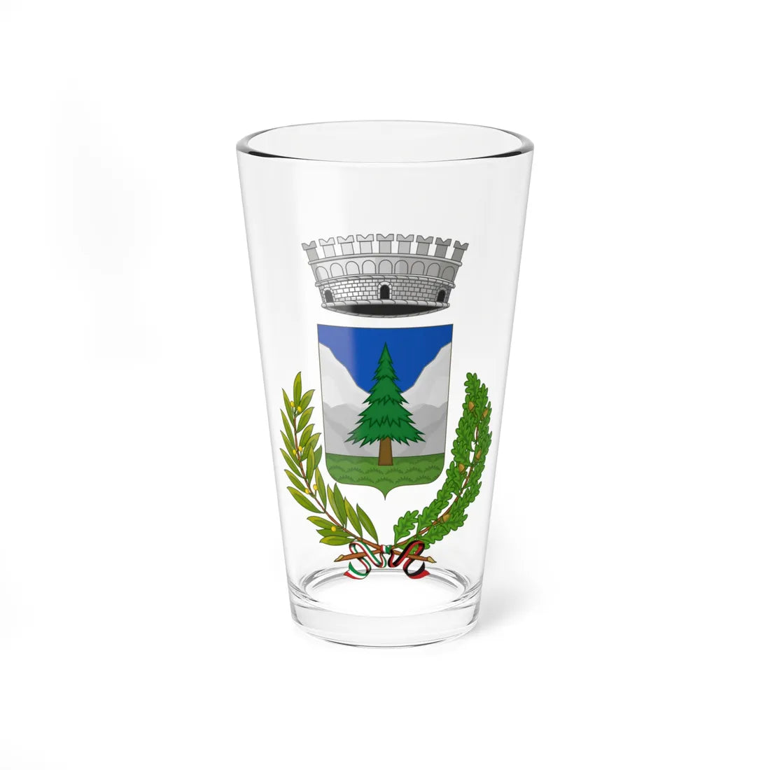 Ollomont-Stemma (Italy) (Coat of Arms) Pint Glass 16oz 16oz - Go Mug Yourself