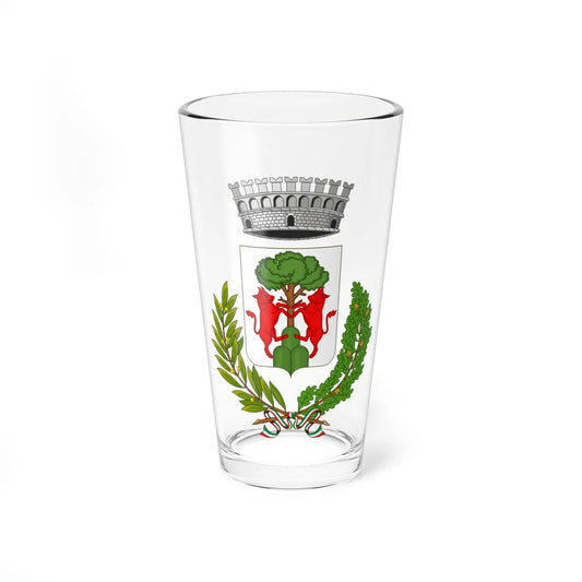 Olmedo-Stemma (Italy) (Coat of Arms) Pint Glass 16oz 16oz - Go Mug Yourself