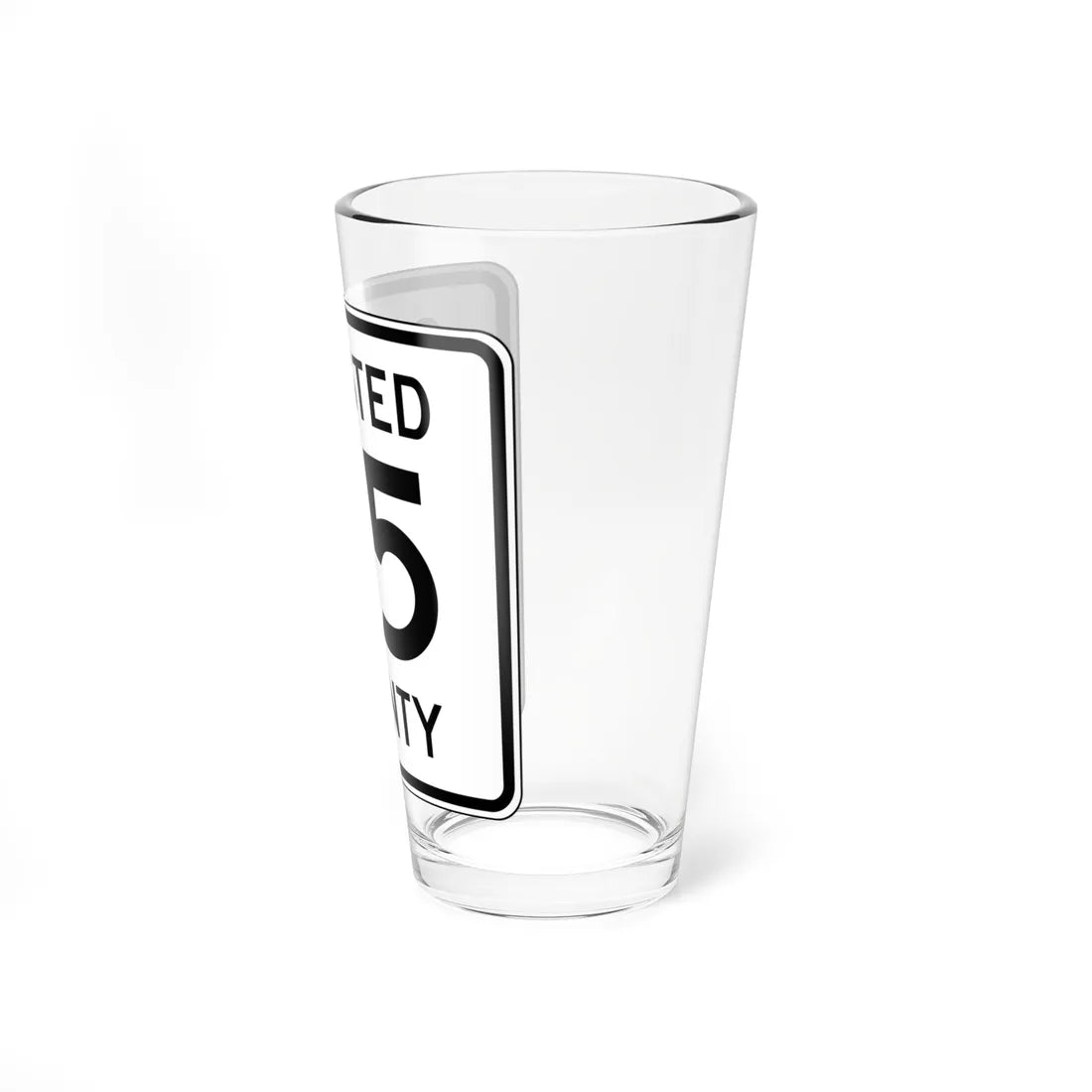 Olmsted County Route 25 (Minnesota) (Road Sign) Pint Glss 16oz - Go Mug Yourself