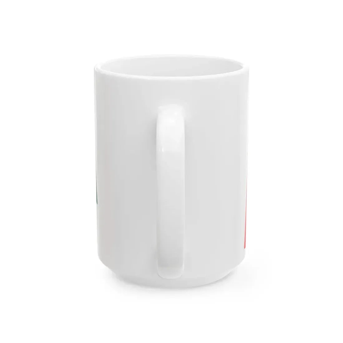 Oman Flag - iconic waving (Oman) White Coffee Mug - Go Mug Yourself