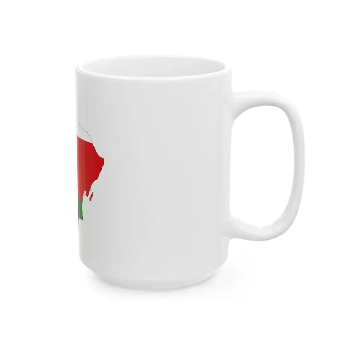Oman-Flagmap (Oman) White Coffee Mug - Go Mug Yourself