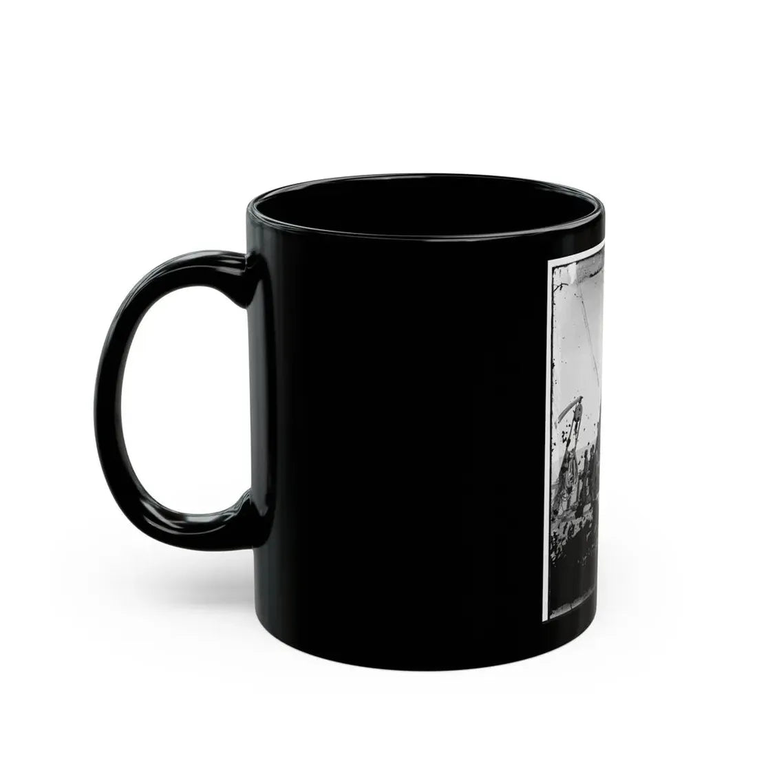 On Deck Of U.S.S. Arago, Off Charleston, Sc (U.S. Civil War) Black Coffee Mug - Go Mug Yourself
