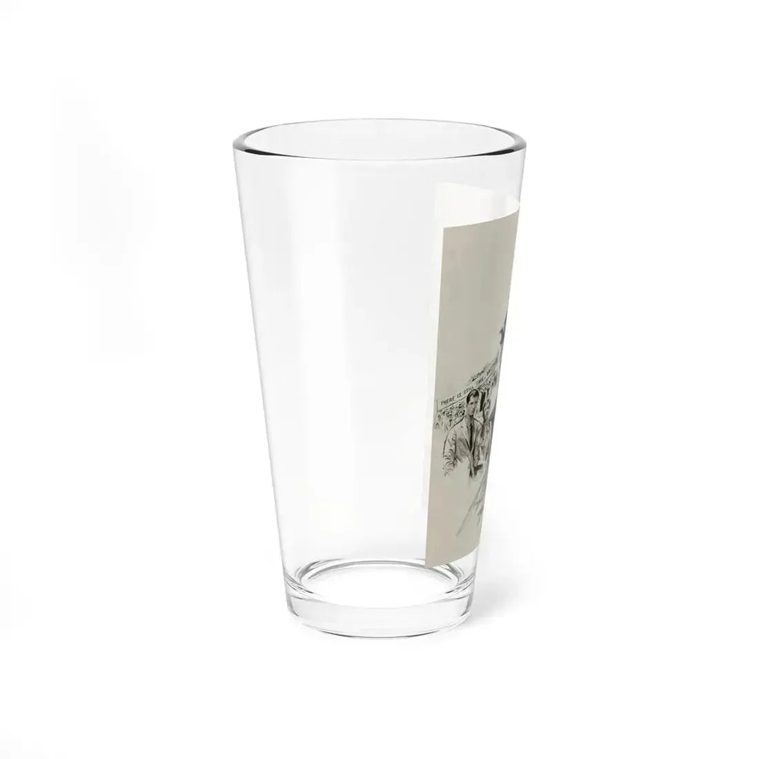 On the Beach, movie advertisement, 1959 (2) (Magazine Illustration) Pint Glass 16oz - Go Mug Yourself