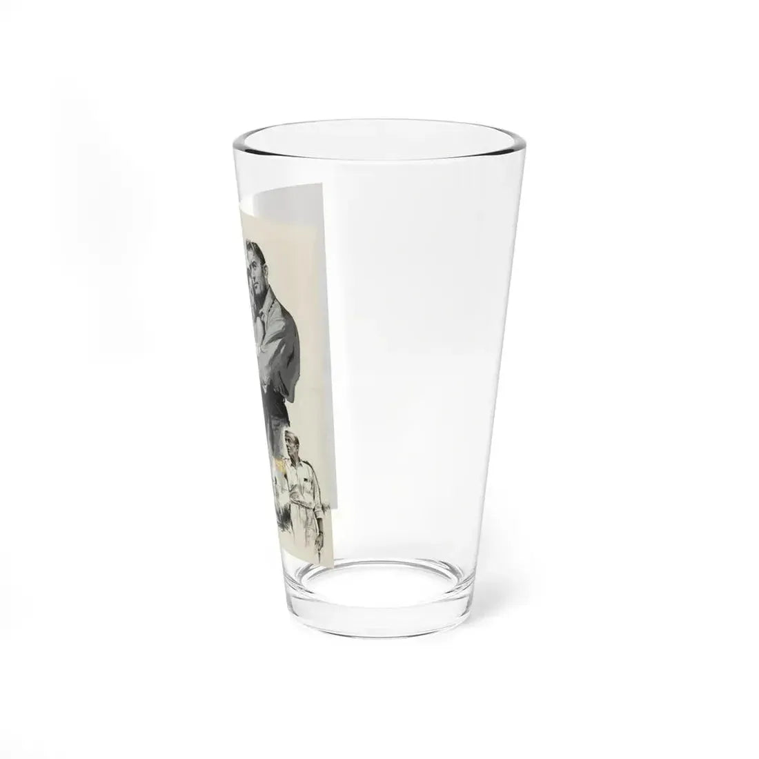 On the Beach, movie advertisement, 1959 (2) (Magazine Illustration) Pint Glass 16oz - Go Mug Yourself