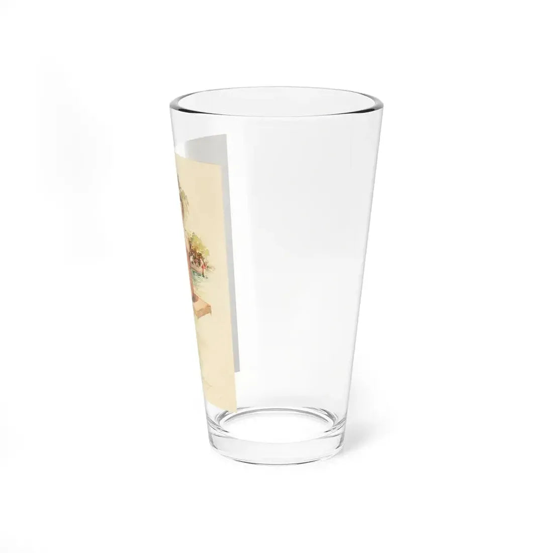 On the Diving Board (Magazine Illustration) Pint Glass 16oz - Go Mug Yourself