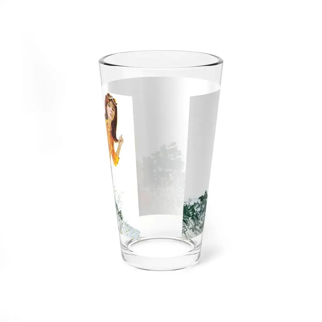 On The Road That Leads To Nowhere by Jane Ayshfield, Woman magazine, 1972 (Magazine Illustration) Pint Glass 16oz - Go Mug Yourself