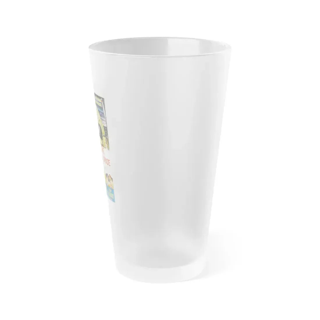 ON THE THRESHOLD OF SPACE 1956 Movie Poster - Frosted Pint Glass 16oz - Go Mug Yourself
