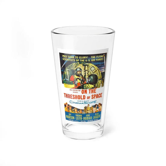 ON THE THRESHOLD OF SPACE 1956 Movie Poster - Pint Glass 16oz 16oz - Go Mug Yourself