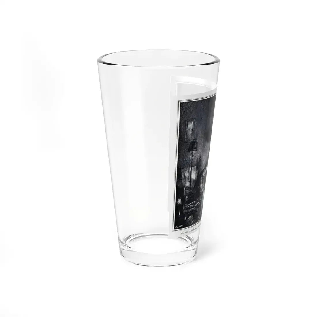 Once At Pluma Gogg's (1), Woman's Home Companion, November 1924 (Magazine Illustration) Pint Glass 16oz - Go Mug Yourself