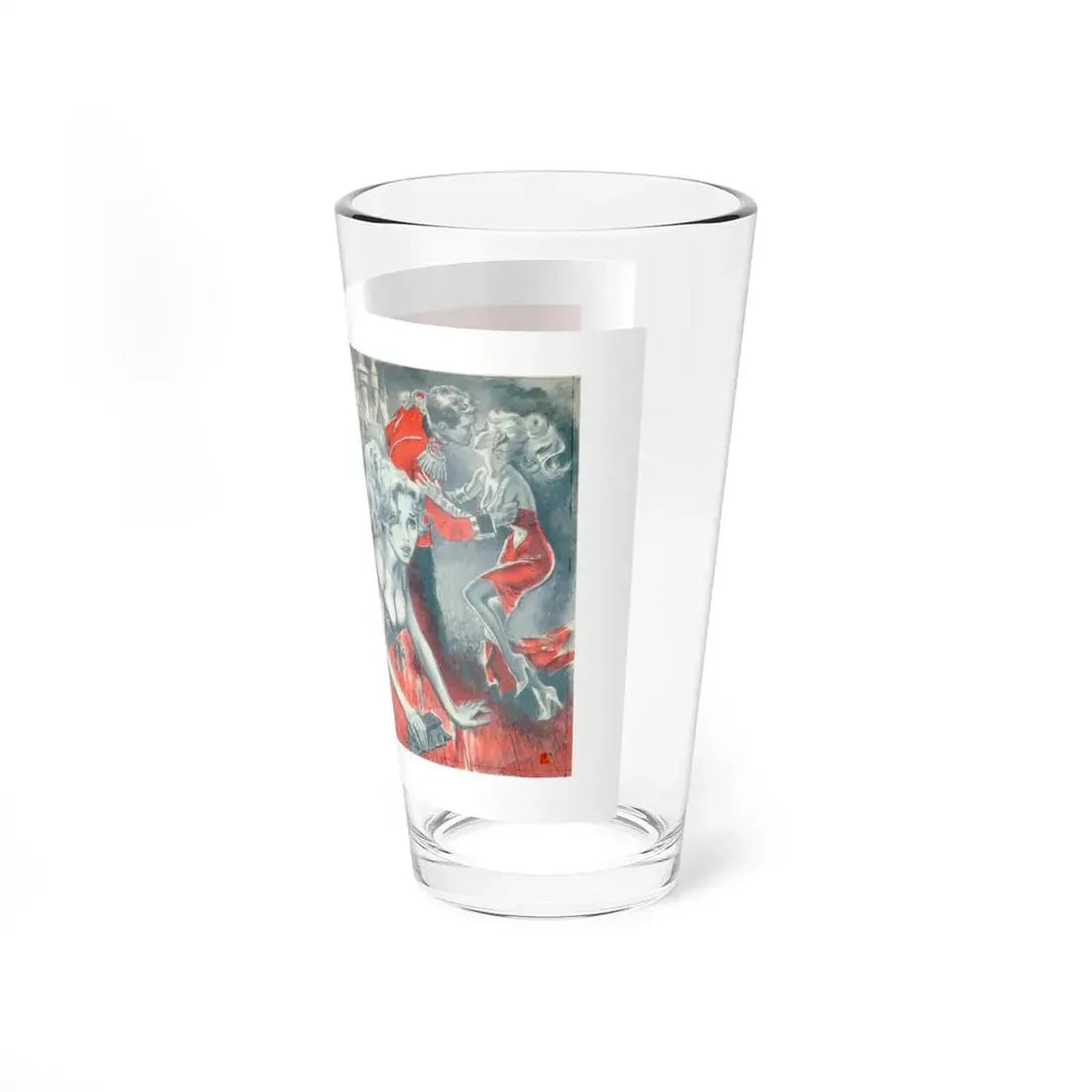 Once Upon a Girl (Magazine Illustration) Pint Glass 16oz - Go Mug Yourself