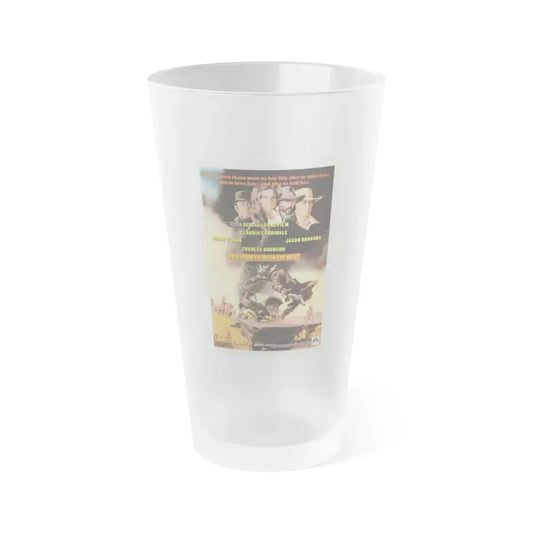 ONCE UPON A TIME IN THE WEST 1968 Movie Poster - Frosted Pint Glass 16oz 16oz Frosted - Go Mug Yourself