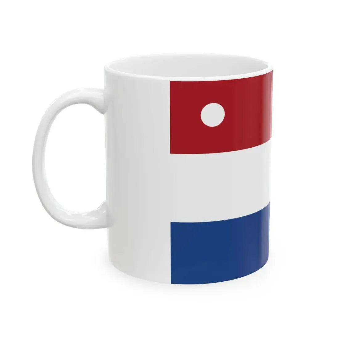 Onderscheidingsvlag Commandeur 1816 (Netherlands) White Coffee Mug - Go Mug Yourself