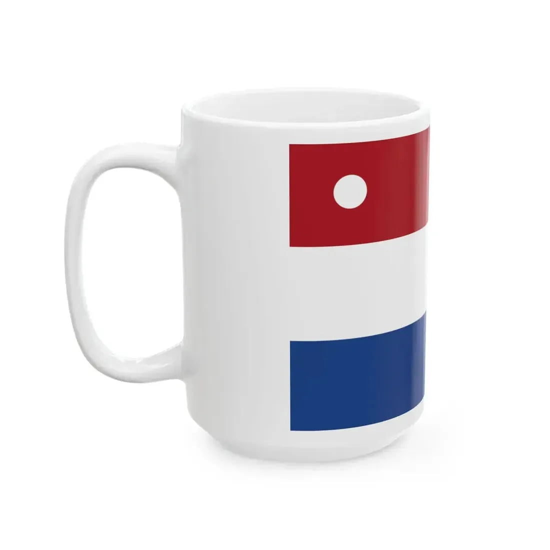 Onderscheidingsvlag Commandeur 1816 (Netherlands) White Coffee Mug - Go Mug Yourself