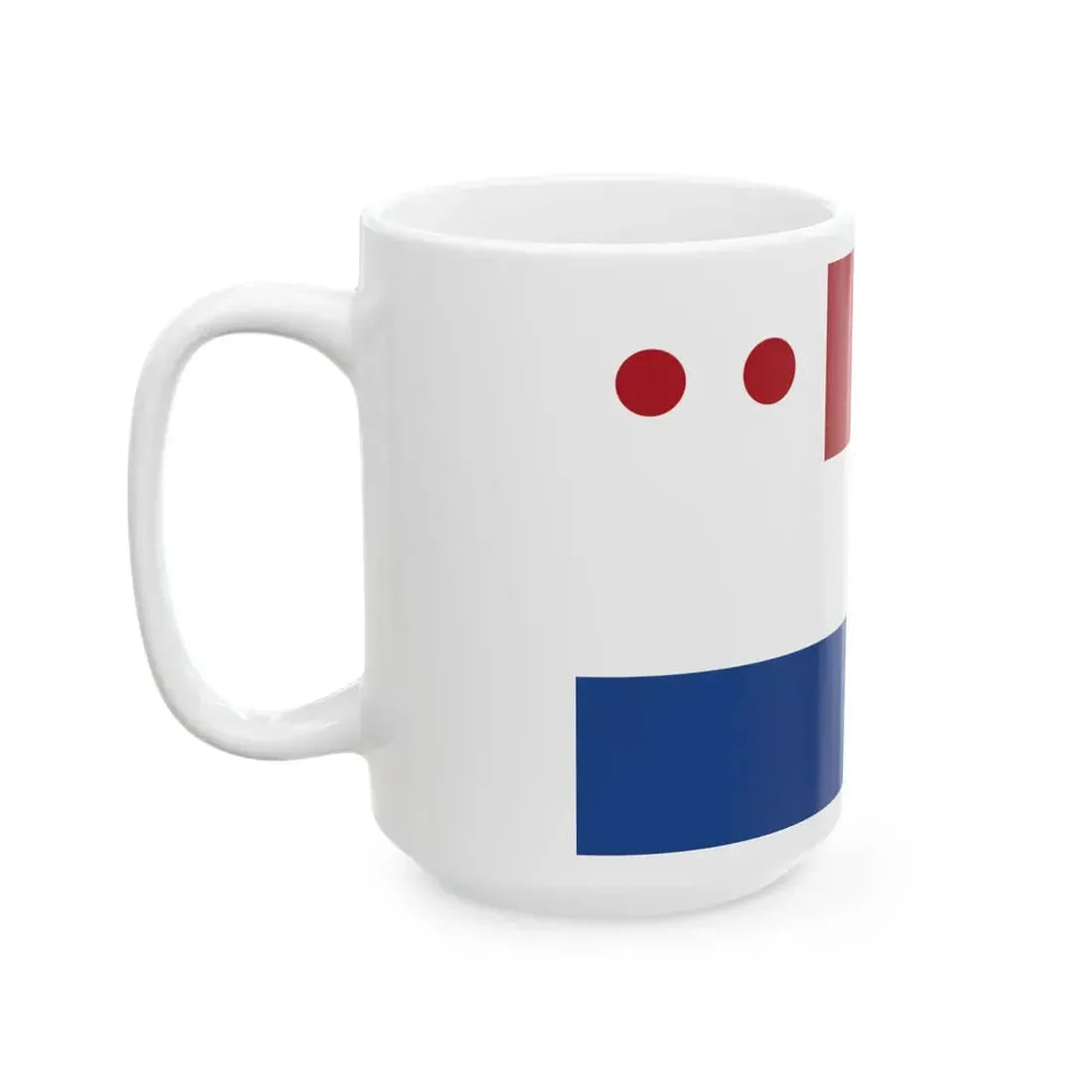 Onderscheidingsvlag Gouverneur Nederlands-Indie 1928-1949 (Netherlands) White Coffee Mug - Go Mug Yourself