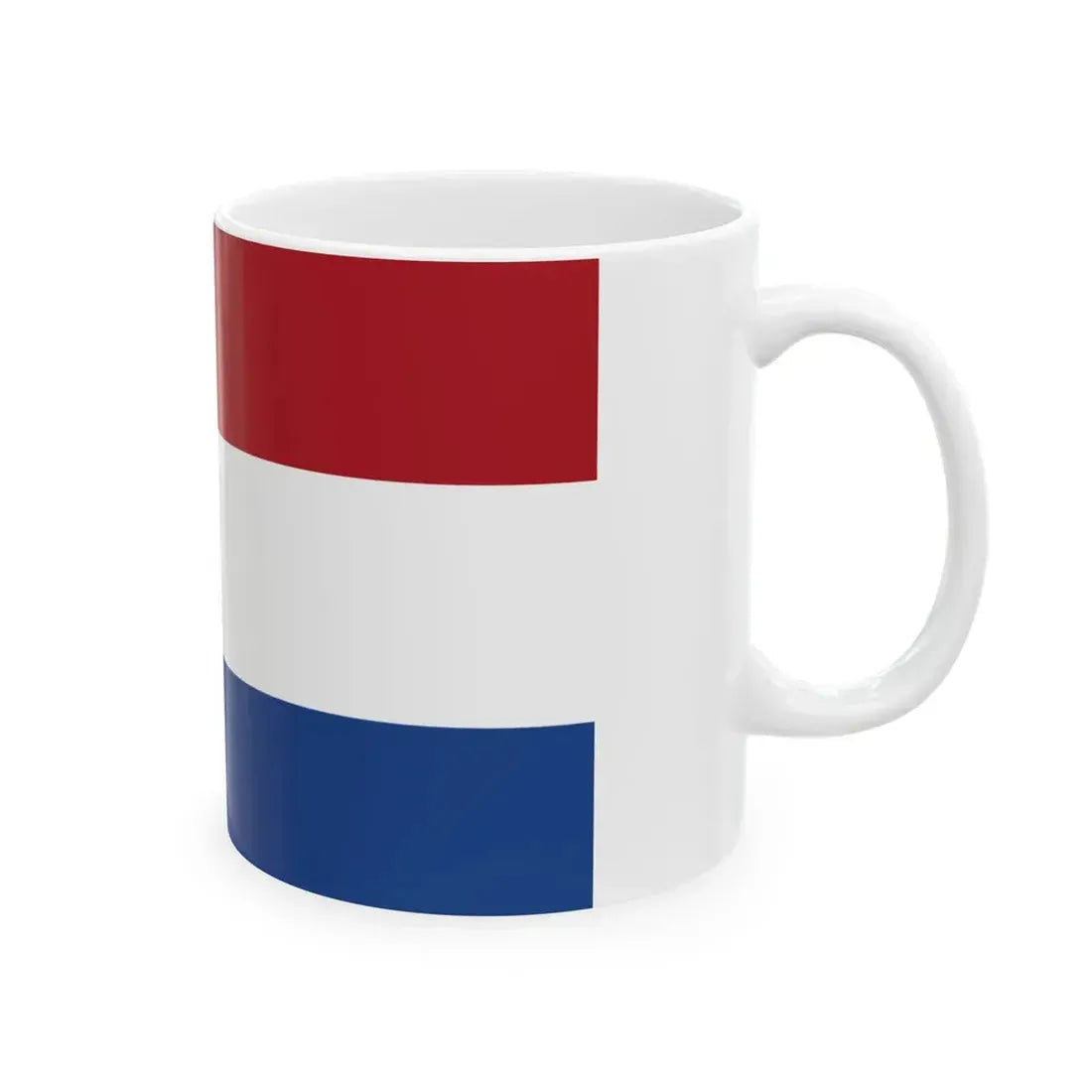 Onderscheidingsvlag Gouverneur overzees gebiedsdeel 1954-1966 (Netherlands) White Coffee Mug - Go Mug Yourself