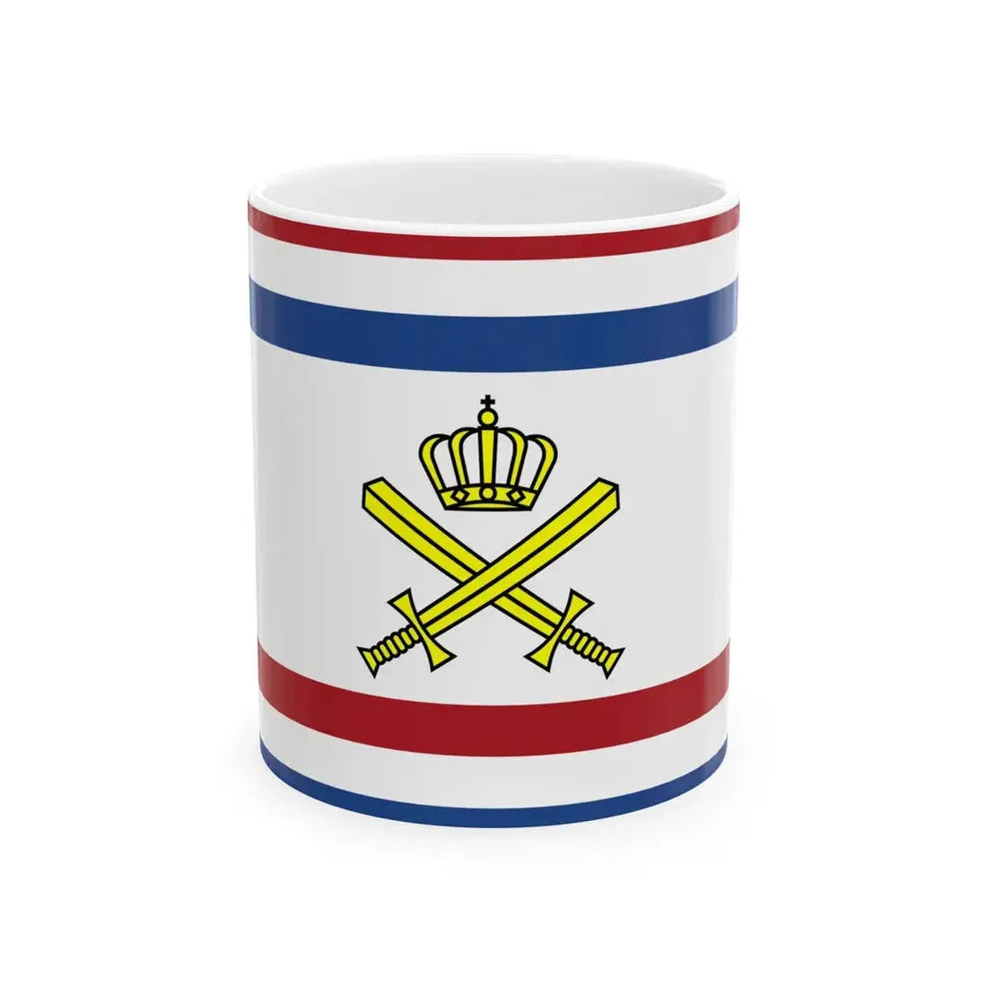 Onderscheidingsvlag Minister van Defensie 2023 (Netherlands) White Coffee Mug 11oz - Go Mug Yourself