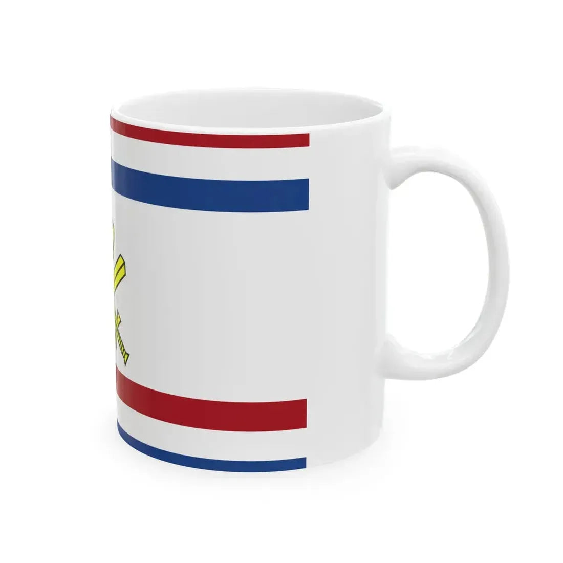 Onderscheidingsvlag Minister van Defensie 2023 (Netherlands) White Coffee Mug - Go Mug Yourself