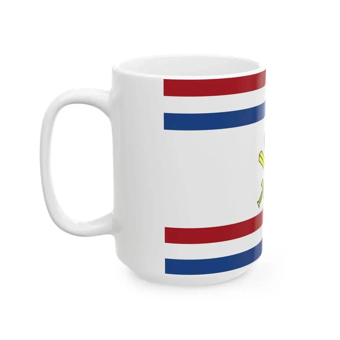 Onderscheidingsvlag Minister van Defensie 2023 (Netherlands) White Coffee Mug - Go Mug Yourself