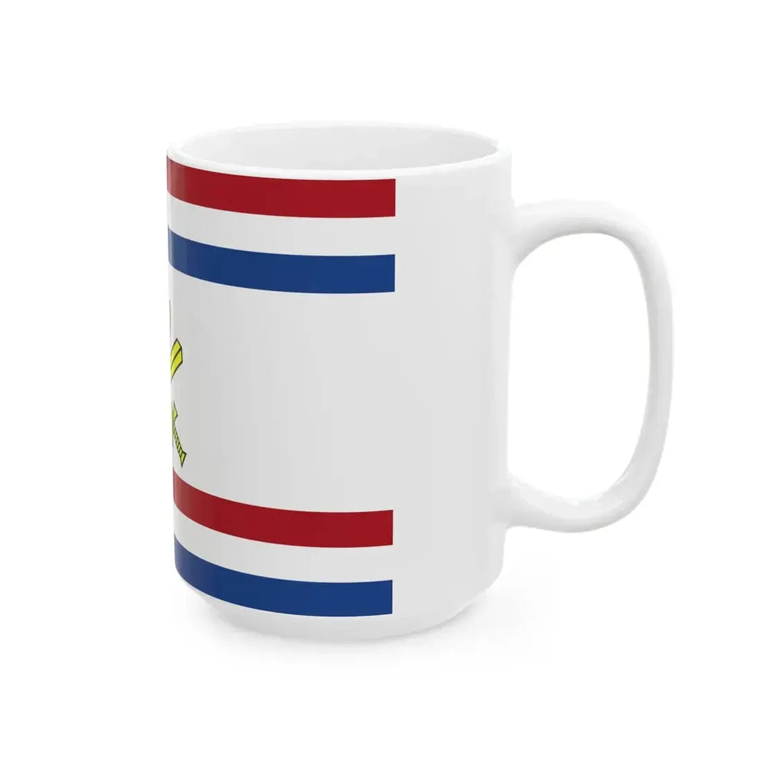 Onderscheidingsvlag Minister van Defensie 2023 (Netherlands) White Coffee Mug - Go Mug Yourself