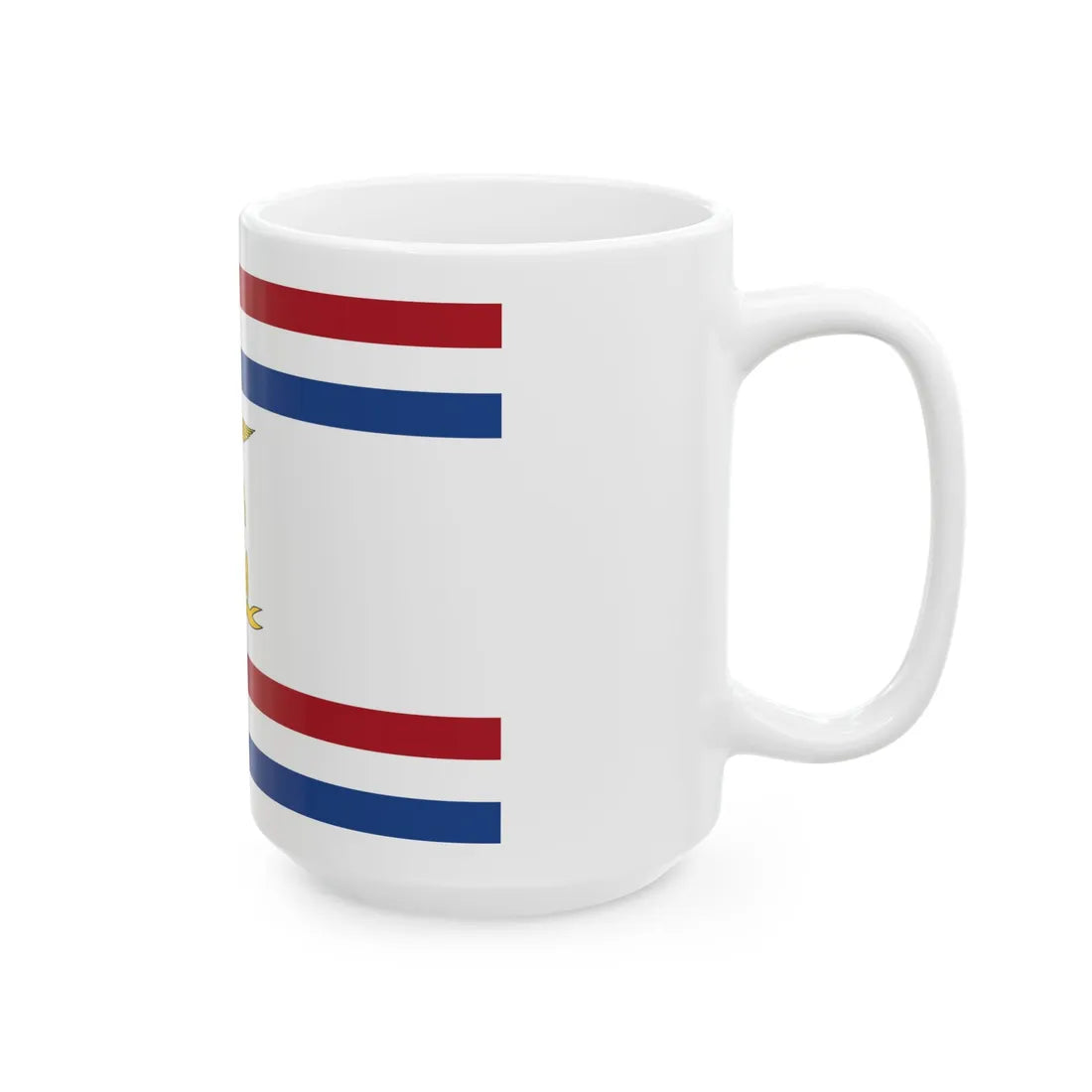 Onderscheidingsvlag Minister van Defensie Nederland (Netherlands) White Coffee Mug - Go Mug Yourself