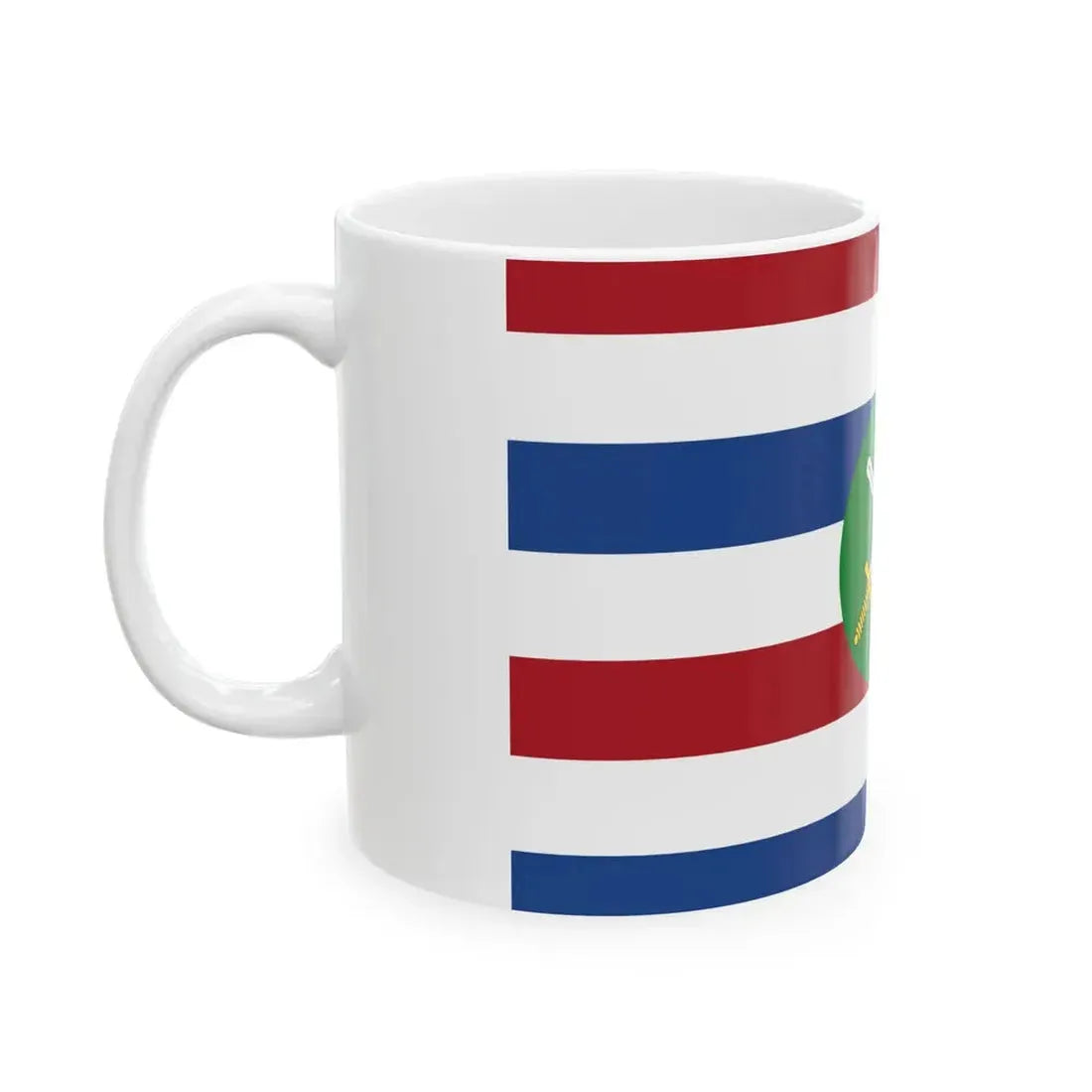 Onderscheidingsvlag van de Commandant der Strijdkrachten 2005 (Netherlands) White Coffee Mug - Go Mug Yourself
