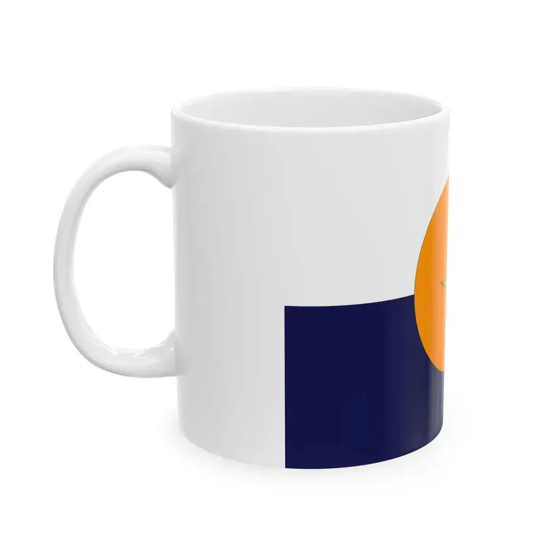 Onderscheidingsvlag van de Commandant van het Commando Logistiek en Opleidingen (Netherlands) White Coffee Mug - Go Mug Yourself