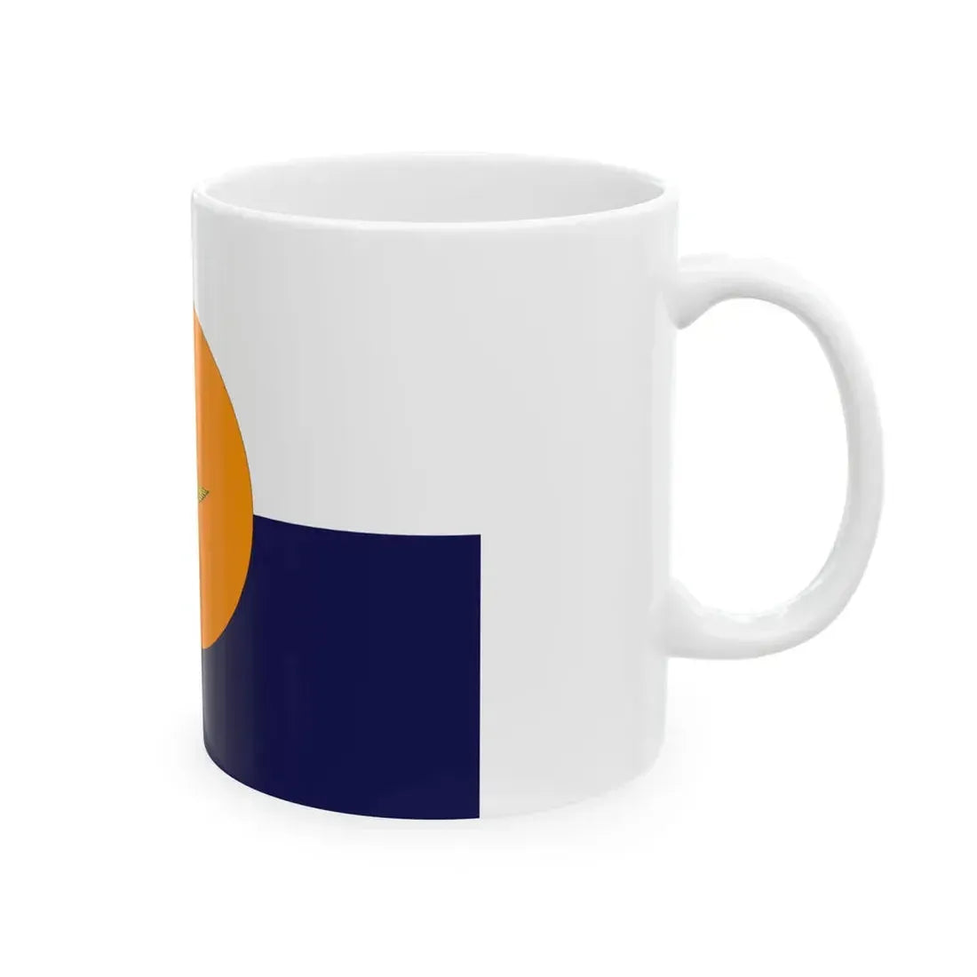 Onderscheidingsvlag van de Commandant van het Commando Logistiek en Opleidingen (Netherlands) White Coffee Mug - Go Mug Yourself