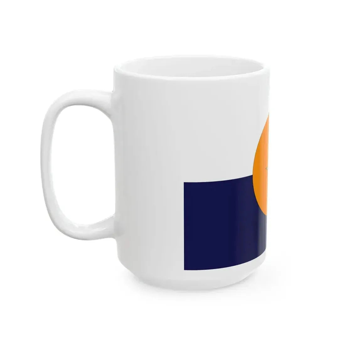 Onderscheidingsvlag van de Commandant van het Commando Logistiek en Opleidingen (Netherlands) White Coffee Mug - Go Mug Yourself