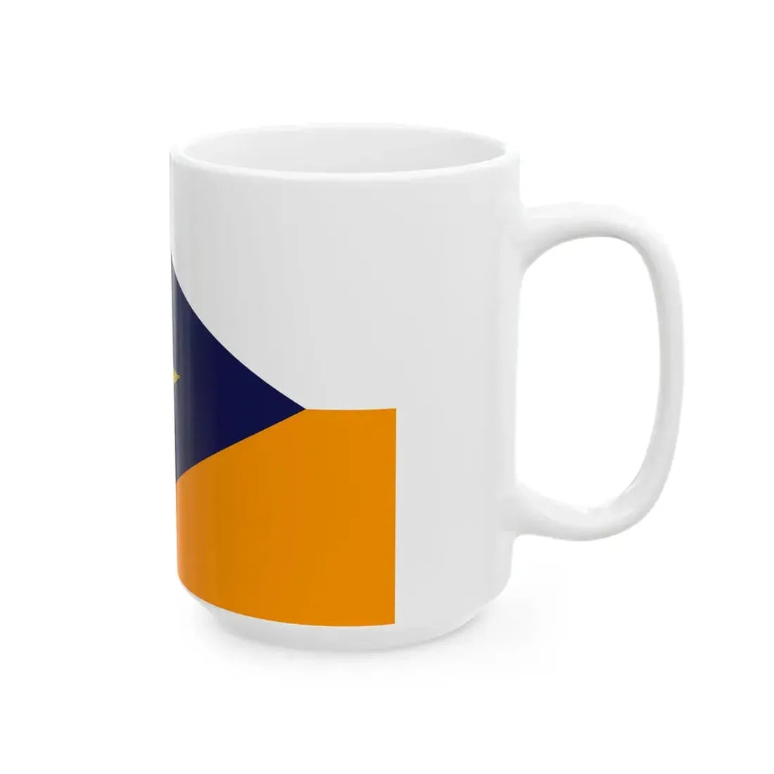Onderscheidingsvlag van de Commandant van het Commando Tactische Luchtstrijdkrachten (Netherlands) White Coffee Mug - Go Mug Yourself