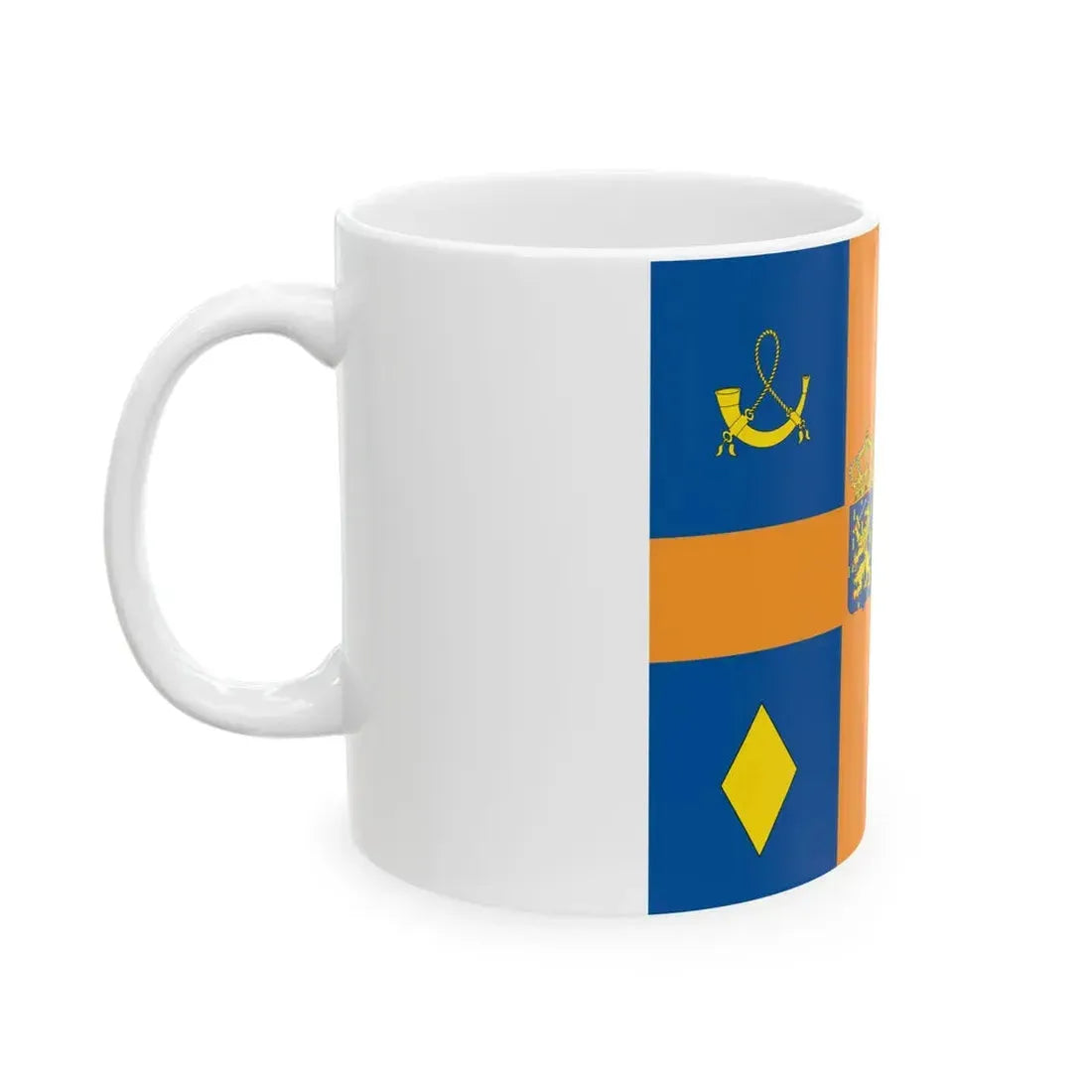 Onderscheidingsvlag van prinses Laurentien (Netherlands) White Coffee Mug - Go Mug Yourself