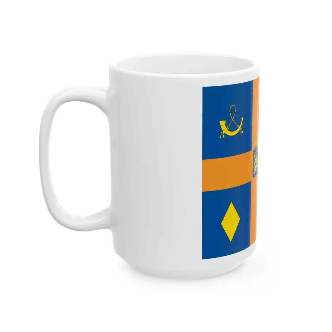 Onderscheidingsvlag van prinses Laurentien (Netherlands) White Coffee Mug - Go Mug Yourself