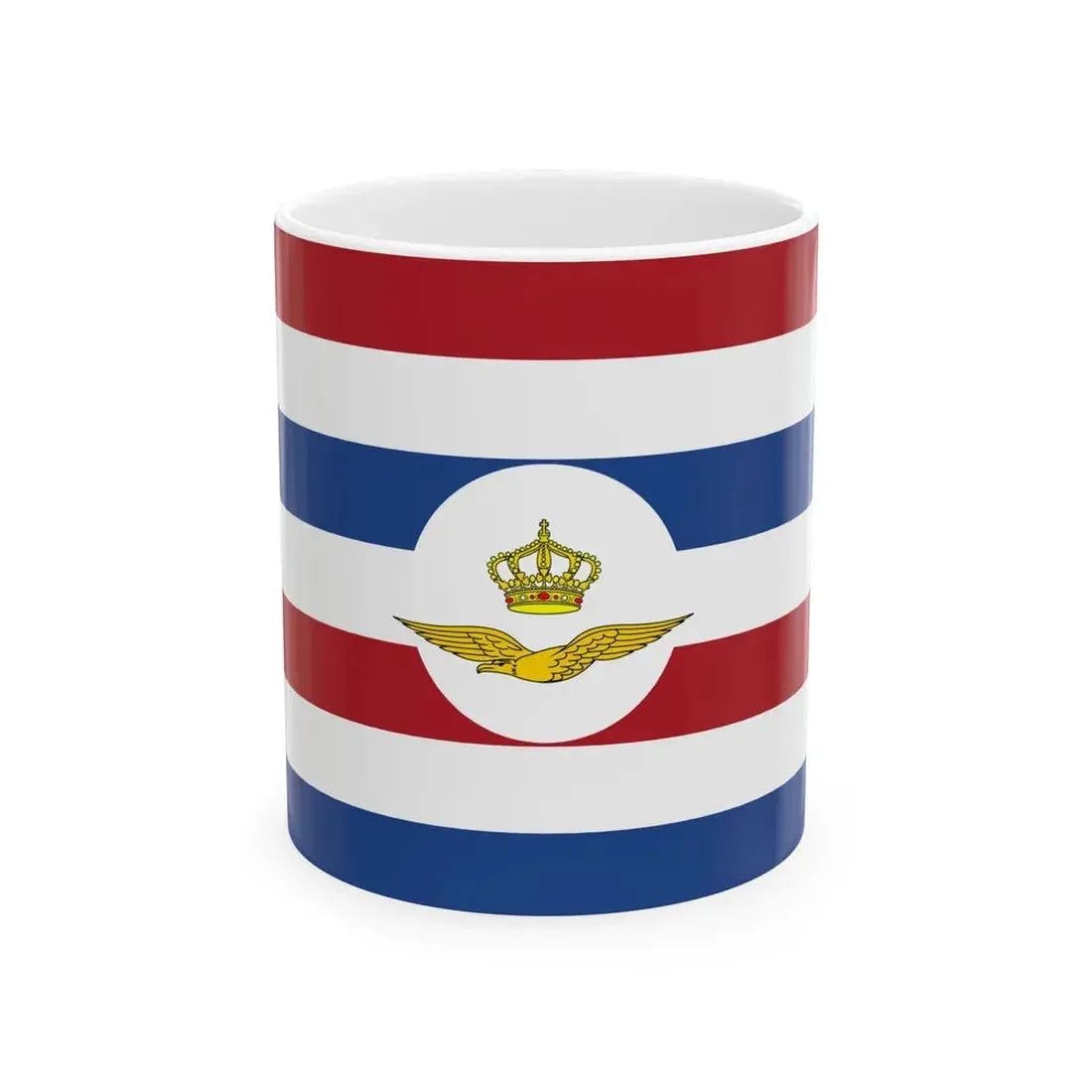 Onderscheidingsvlag voor de luchtmacht-staatssecretaris (Netherlands) White Coffee Mug 11oz - Go Mug Yourself