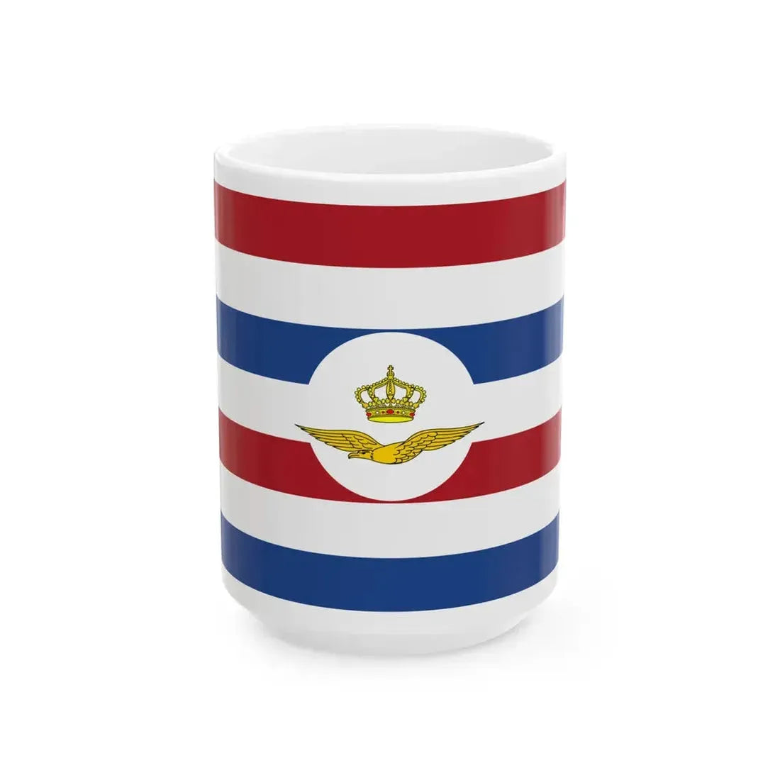 Onderscheidingsvlag voor de luchtmacht-staatssecretaris (Netherlands) White Coffee Mug 15oz - Go Mug Yourself