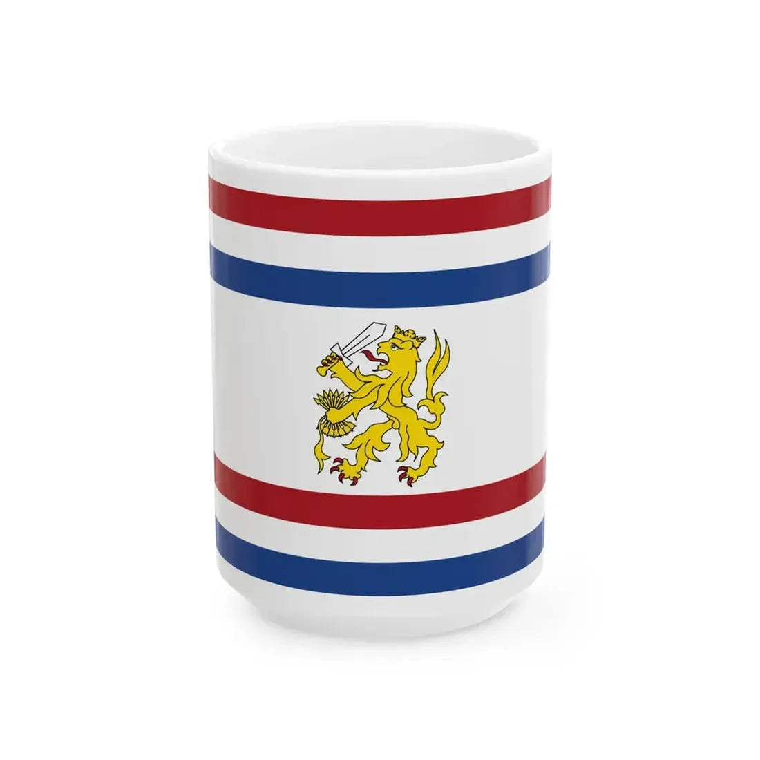 Onderscheidingsvlag voor de ministers met uitzondering van de minister van Defensie (Netherlands) White Coffee Mug 15oz - Go Mug Yourself