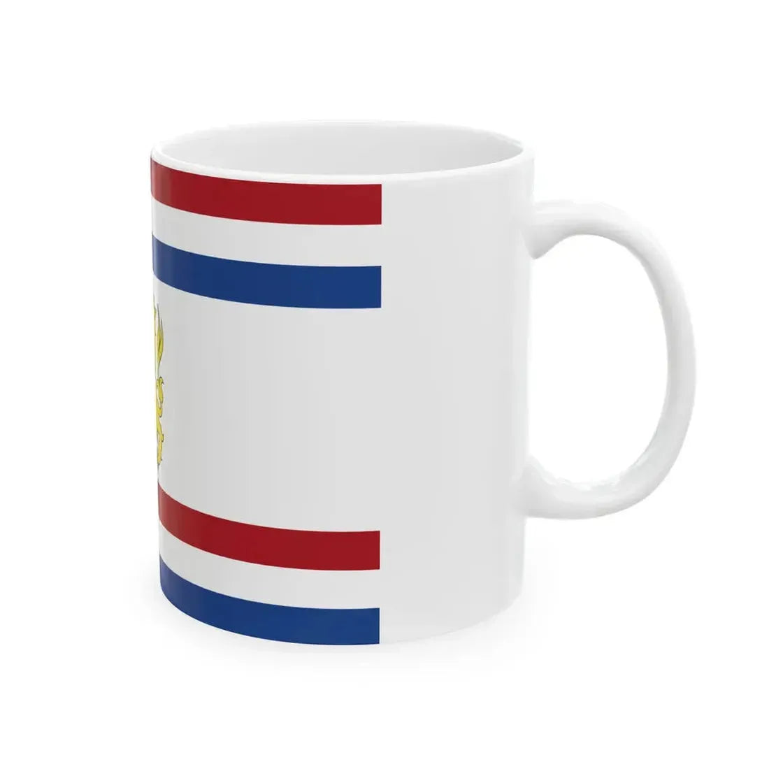 Onderscheidingsvlag voor de ministers met uitzondering van de minister van Defensie (Netherlands) White Coffee Mug - Go Mug Yourself