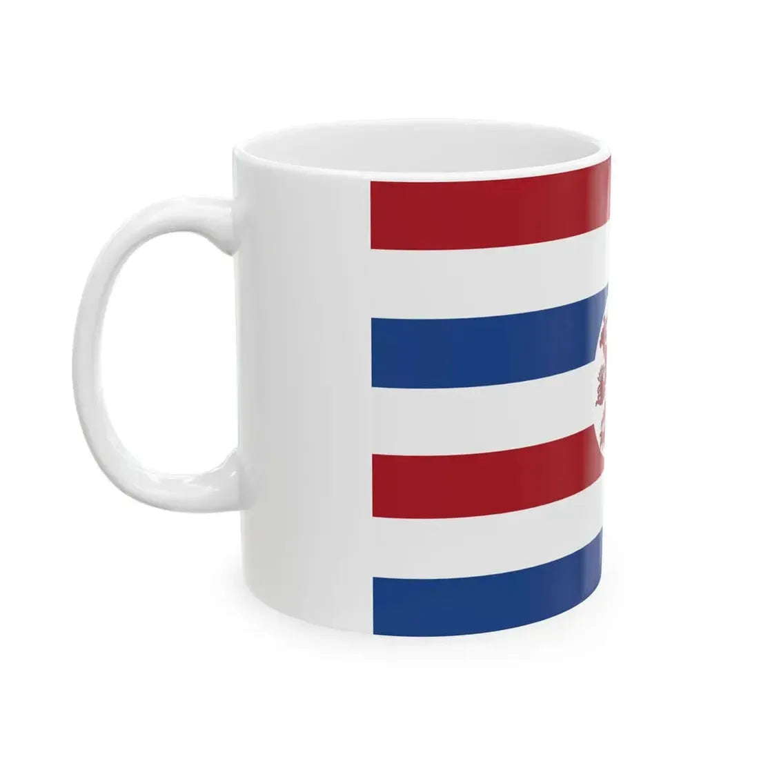 Onderscheidingsvlagvoor de Staatssecretaris van Oorlog (Netherlands) White Coffee Mug - Go Mug Yourself