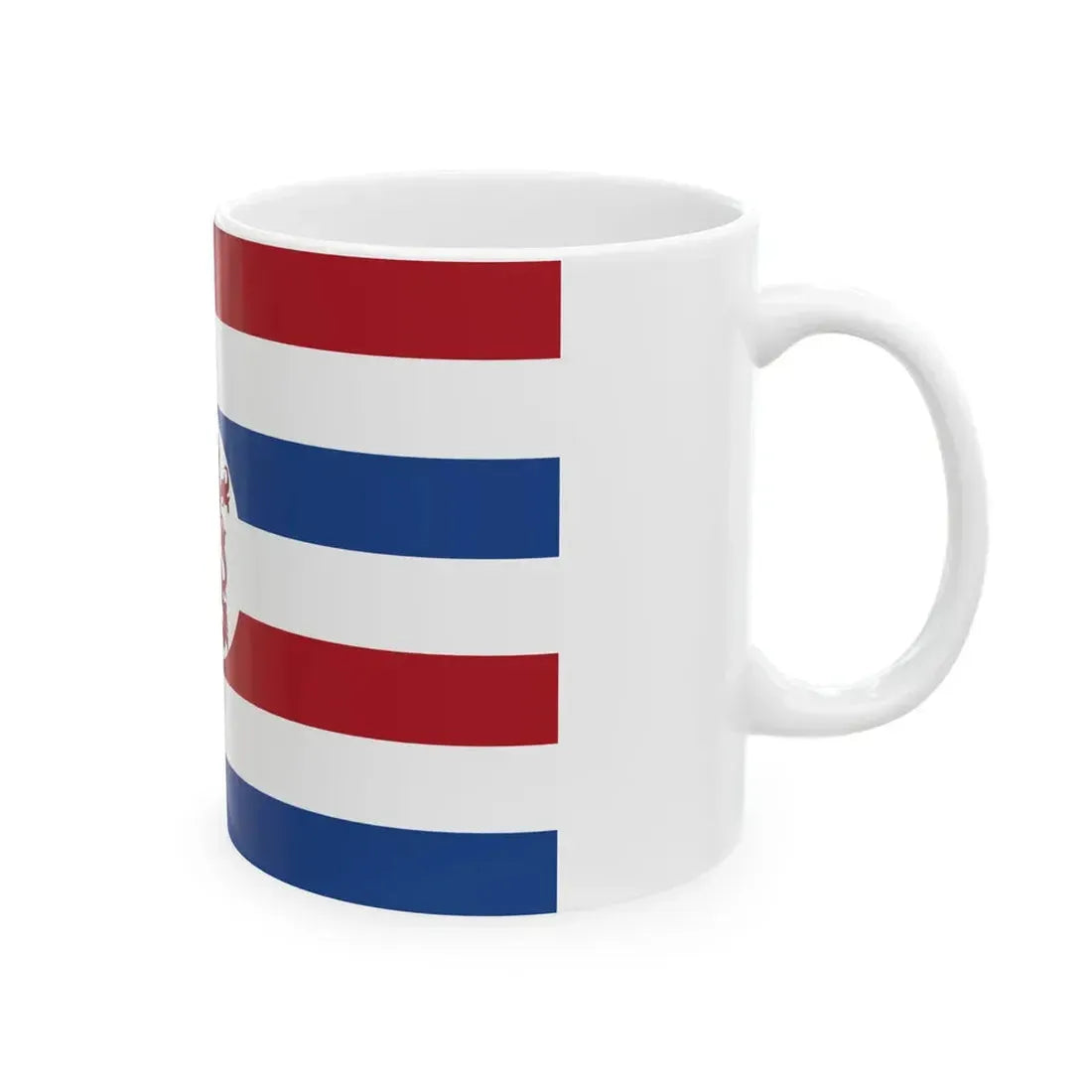 Onderscheidingsvlagvoor de Staatssecretaris van Oorlog (Netherlands) White Coffee Mug - Go Mug Yourself